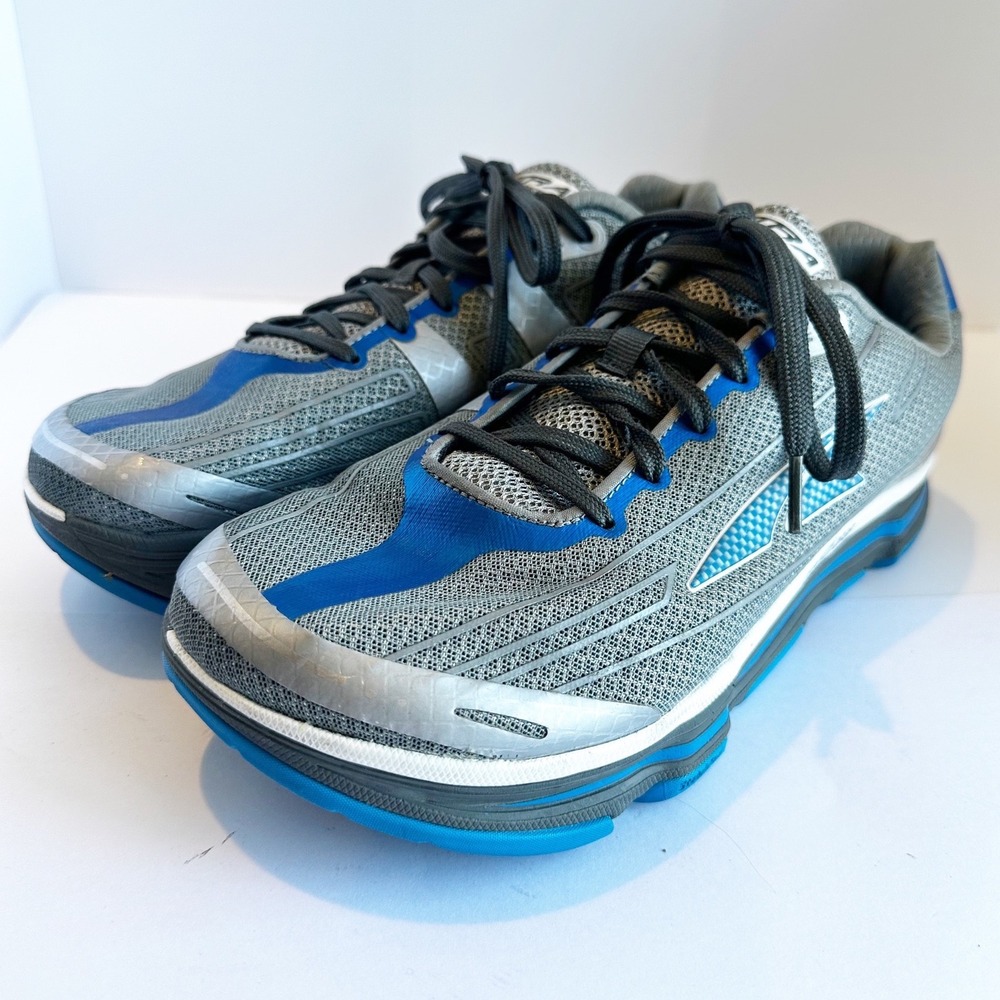 Altra Repetition Zero Drop Running Shoes Mens 11 Grey Blue A1345-1-110 Sneakers
